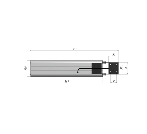 LGT-Prom-Sirius-100 прожектор-1 габаритные размеры